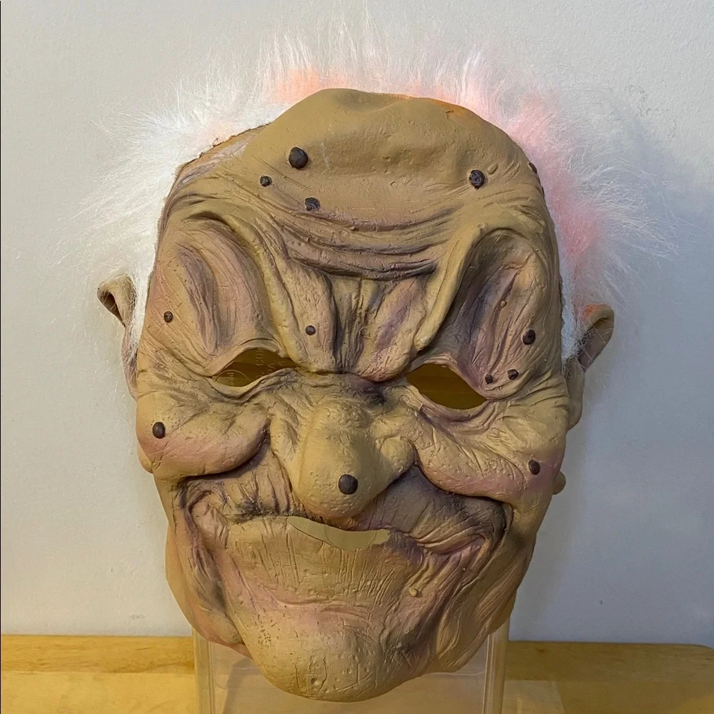 Ghastly Geezers Latex Realistic Old Man Halloween Costume Mask